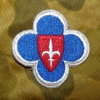 Original WW2 US Forces in Trieste Embroidered Cut Edge Patch (mint)