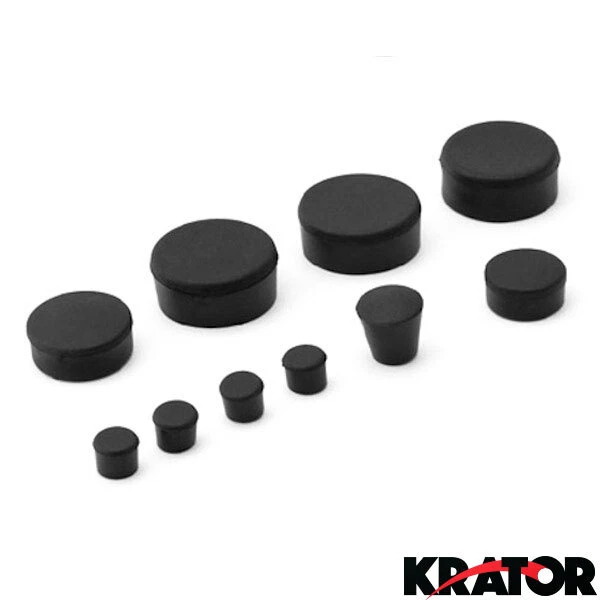 Motorcycle Rubber Frame Plugs Set for 2006 07 08 2010 Suzuki GSXR GSX-R 600 750 - Изображение 1 из 1