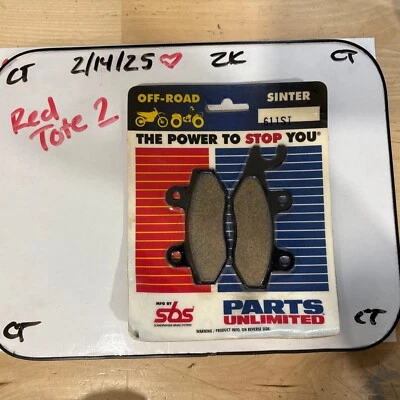 Pastillas de freno Parts Unlimited 1721-0334 611SI igual que FA135 NOS Foto 1 de 3