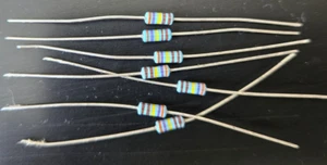 7pcs 3.74k ohm 1/4W 1% Metal Film Precision Axial Resistors ~ NEW ~ - Picture 1 of 1