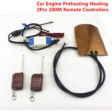 12V Auto Engine Heater Car Preheater Oil Heating & 2Pcs 200M Remote Controllers