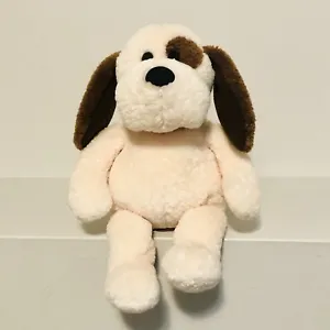 Gund Puppy Dog Plush Stuffed Animal Red Collar Spot Eye Cream White Brown Ears - Picture 1 of 8