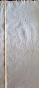 VINTAGE 1960s-1970'S  Blue white pinstripe FABRIC craft 100% Cotton woven - Picture 1 of 2