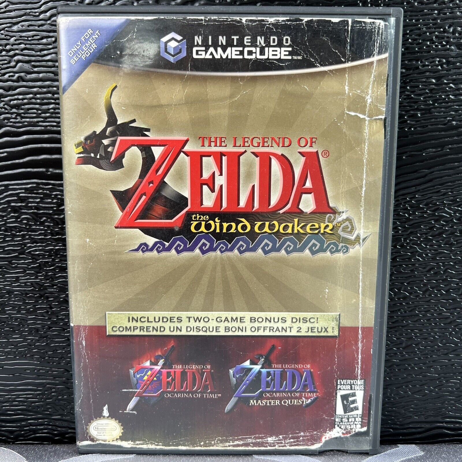 Legend of Zelda Wind Waker and Ocarina of Time Master Quest Gamecube