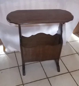 Birch Magazine Rack Table / End Table (MRT-32) - Picture 1 of 6