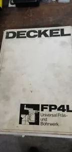 Prospekt für Deckel FP4L Fräsmaschine - Bild 1 von 2