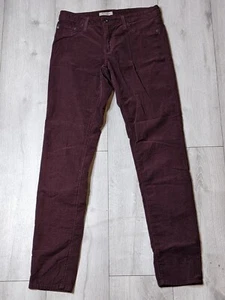 AG The Legging Super Skinny Corduroy Pants , Cords Women's Size 31R Wine - Picture 1 of 16