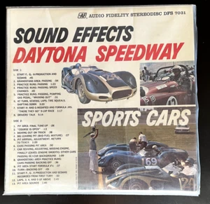 Daytona Speedway Sports Cars 1964 LP Vinyl Original DFS 7031 Sound Effects Audio - Picture 1 of 8