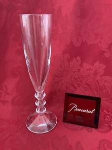 NEW FLAWLESS Stunning BACCARAT France VEGA Crystal CHAMPAGNE FLUTE WINE GLASS - Picture 1 of 10
