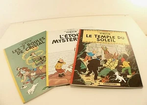 Casterman Total Tintin Le Temple du soleil Les 7 Boules de cristal Hergé Lot - Imagen 1 de 3