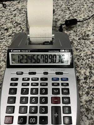 Canon P23-DH Printing Calculator/Adding Machine - Image 1 of 4