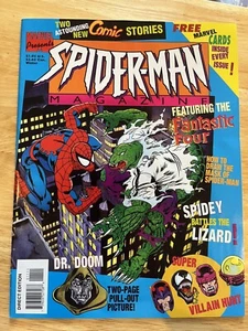 Revista plegable Spider Man Fantastic Four 1994 con tarjetas *nuevo estado - Imagen 1 de 8