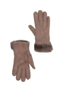 NWT New UGG Australia Tasman Exposed Sheepskin Cuff Gloves Stormy Grey Large - Picture 1 of 1
