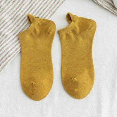 Calcetines cortos de dibujos animados primavera y verano moda linda sonrisa cómodos divertidos calcetines Foto 1 de 4