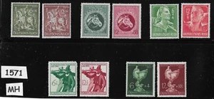 MH Germany stamps 1940s Third Reich 5 complete sets Hitler youth & Horses #1571 - Photo 1 sur 1