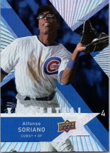 2008 UD Upper Deck X #X4-AS Alfonso Soriano Xponential 4 - Picture 1 of 2