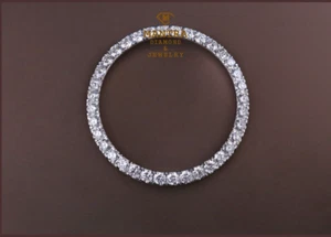 Lunette personnalisée 10 pointeurs pour montre Datejust diamant moissanite 41 mm - Photo 1 sur 5