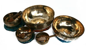 Klangschale Set Klangmassage Meditation Klangtherapie 5 St. 5018g Hörprobe S469 - Bild 1 von 1