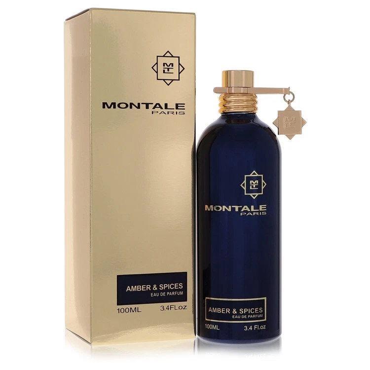 MONTALE Amber & Spices Eau De Parfum 100ml 3.4 FL Oz Authentic Spary