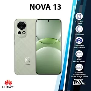 Huawei Nova 13 Android Cell Phone (Green/12GB+256GB/Dual SIM/Unlocked/NEW) - Picture 1 of 6