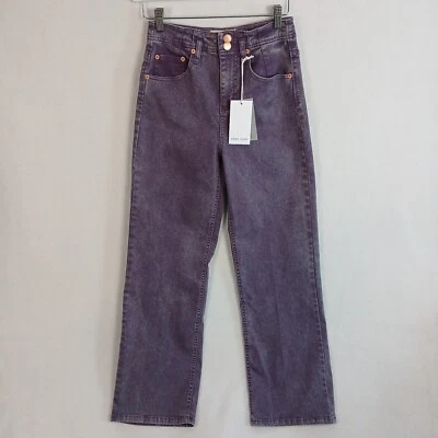 Dear John Women's Holly Straight Leg Jean Size 24 26x30 Purple Plum NWT - Image 1 of 4
