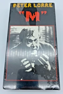 Sealed Rare "M" Movie VHS Tape Horror Creepy Scary Timeless Video HTF - Picture 1 of 4