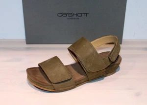 CA SHOTT COPENHAGEN Leder Sandalette Klett Sandale Wedges Portugal - Neu! Gr. 40 - Bild 1 von 9