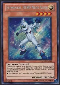 Yugioh Elemental HERO Neos Alius LCGX-EN028 Secret Rare Unlim - NM - Bild 1 von 2