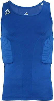 Camisa de compressão acolchoada Adidas Adult Techfit, opções de cores - Imagem 1 de 4