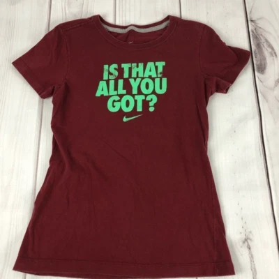 Camisa Nike Slim Fit Burnt roja y verde talla pequeña Foto 1 de 2