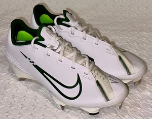 NIKE React Vapor Ultrafly Elite 4 White Green Baseball Spikes Cleats NEW Mens 7 - Picture 1 of 8