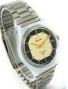 HMT Deepak Golden dial, 17 Jewels Collectible men's mechanical watch*NOS*FEDEX - Picture 1 of 3