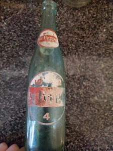 Old Glass Dr Pepper Bottle - Picture 1 of 2