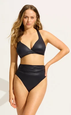 Seafolly Soleil DD Wrap Front Bikini Set - Size AU 14DD RRP $250 - Image 1 of 4