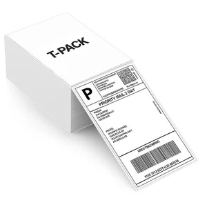 1000 Versand Etiketten gefalzt Leporello Thermo Etiketten Eco 100 x 150 mm - Bild 1 von 6