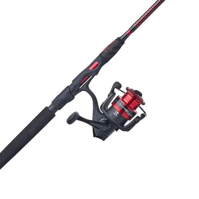 7' Carbon Walleye Spinning Rod and Reel Combo, 30 Size Reel, 2 Piece Fishing ... - Image 1 of 4