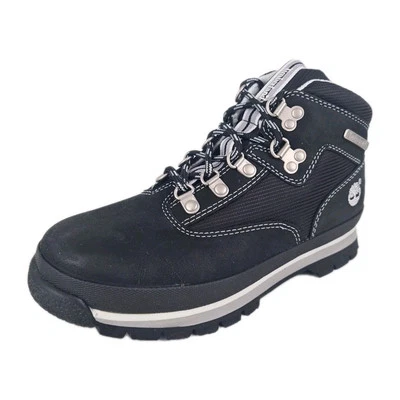 🚨 TIMBERLAND Euro Hiker 93766 Impermeable Niños Unisex Botas Negras Talla 13.5 Juvenil Foto 1 de 4