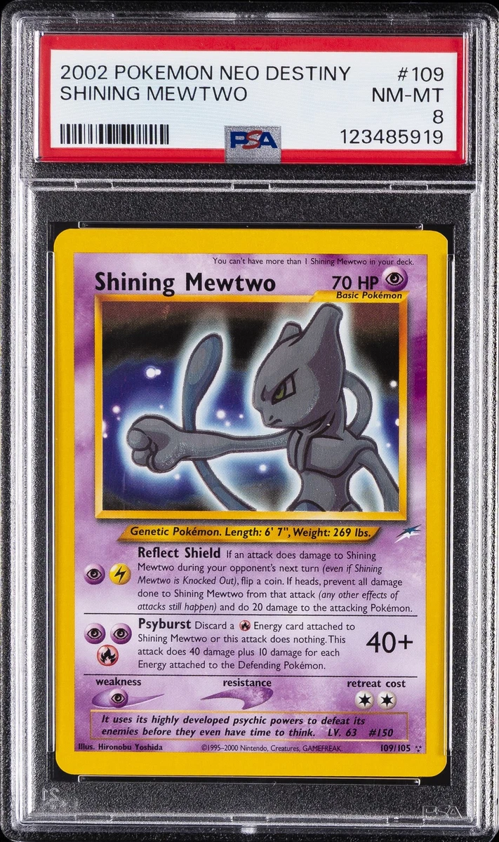Mewtwo Pokémon TCG Professional Sports Authenticator (PSA) Neo