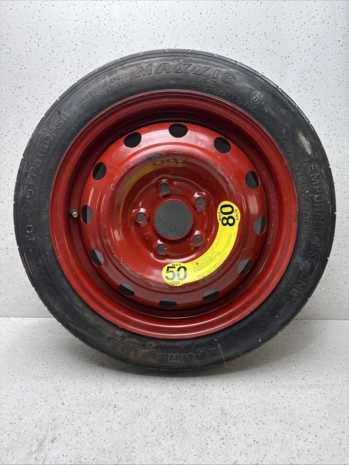 2011 - 2018 Hyundai Elantra OEM Spare Tire 15 Temp Compact Emergency - Image 1 of 4