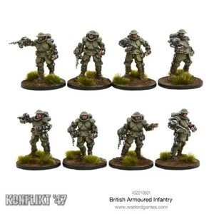 Sección de Infantería Blindada Británica: Warlord Games Conflict '47 - Imagen 1 de 2