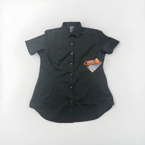 5.11 Tactical Women Small Janet Flex Snag Resistant Snap Button Black Shirt NEW - Picture 1 of 8