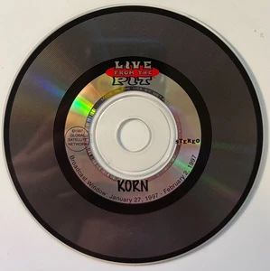 Korn "Live From The Pit" Live Concert Radio Show CD With Q-Sheet Ships Free - Imagen 1 de 2