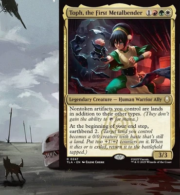 Toph, the First Metalbender Commander Deck Landfall MTG Magic Ready-to-Play EDH - Image 1 of 4