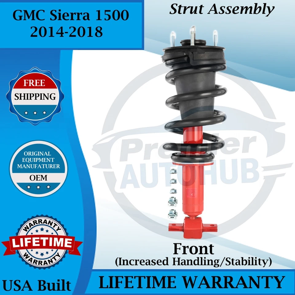 KYB Genuine OEM Front Strut For 2014-2018 GMC Sierra 1500 Lifetime Warranty - Изображение 1 из 4