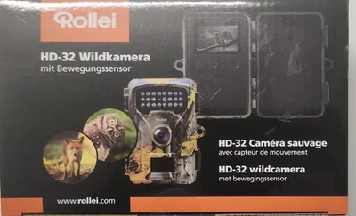 Wildkamera Rollei HD-32 Kamera mit Bewegungssensor  2.0" IPS-LCD Display - Bild 1 von 2