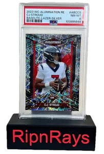 CJ Stroud RC 2023 #ABCCS LAZER SILVER /50 Houston Texans - Picture 1 of 4