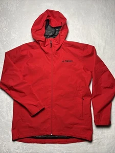 ADIDAS TERREX TECH RED GORE-TEX PRO JACKET MEN’S SIZE LARGE HIKING LINED - Picture 1 of 19
