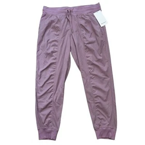 Lululemon Dance Studio Jogger Pants Size 14 NWT $138 Pink Rose Blush Pockets - Picture 1 of 7