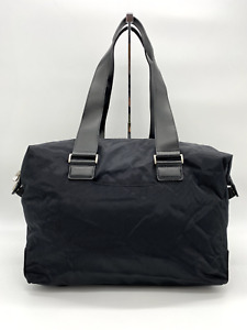 NWT!! Tumi 16" Soft Satchel Duffel Bag Luggage Ballistic Nylon/Leather (Black)