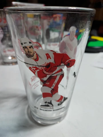Vintage 2002 Arby's Coca-Cola Detroit Red Wings Hockey Glasses.Hasek & Legace Cover